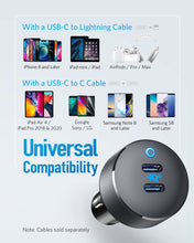 Load image into Gallery viewer, Anker <b>PowerDrive III</b> Duo USB-C Car Charger
