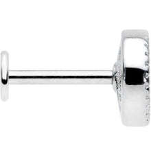将图片加载到图库查看器，16G 5/16 Iridescent Crescent Moon Labret Monroe Tragus
