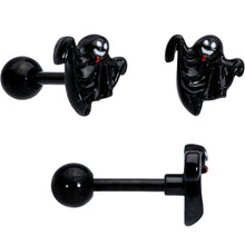 Load image into Gallery viewer, 16G 1/4 Ghosts Pumpkin Halloween Cartilage Tragus Set of 3
