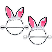 将图片加载到图库查看器，14G 11/16 Easter Bunny Ears Nipple Shield Set
