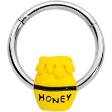 将图片加载到图库查看器，16G 3/8 Jar of Honey Hinged Segment Ring
