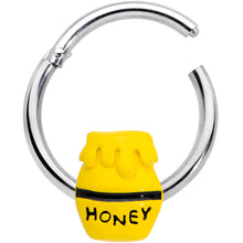 将图片加载到图库查看器，16G 3/8 Jar of Honey Hinged Segment Ring
