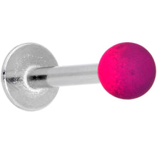 将图片加载到图库查看器，16G 5/16 Pink Purple Ombre Soft Finish Labret Monroe Tragus
