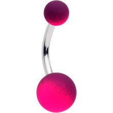 将图片加载到图库查看器，Pink Purple Ombre Soft Finish Belly Ring

