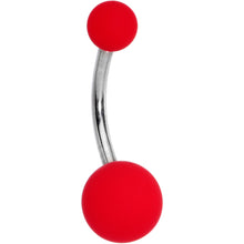 Load image into Gallery viewer, Radiant Red Soft Finish Belly Ring
