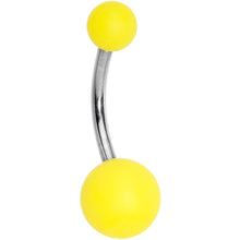 将图片加载到图库查看器，Brilliant Yellow Soft Finish Belly Ring

