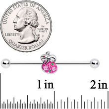 Load image into Gallery viewer, 14G Bunny Rabbit Easter Egg Industrial Barbell 38mm
