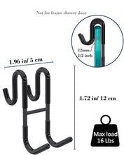 将图片加载到图库查看器，Rust-Resistant Door Mount Shower Hook – Strong Multifunctional Hanging Hook
