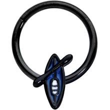 Load image into Gallery viewer, 16G 3/8 Black Blue Summer Kayak Boat Hinged Segment Ring
