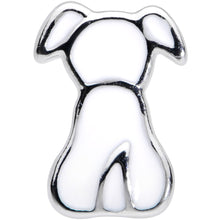 将图片加载到图库查看器，20G 1/4 White Sitting Dog Nose Bone
