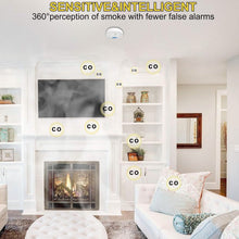 Load image into Gallery viewer, Portable Carbon Monoxide Detector – Battery-Operated CO Alarm
