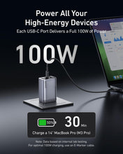 将图片加载到图库查看器，Anker Prime Charger (100W, 3 Ports, GaN)
