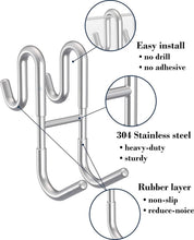 将图片加载到图库查看器，Rust-Resistant Door Mount Shower Hook – Strong Multifunctional Hanging Hook
