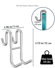 将图片加载到图库查看器，Rust-Resistant Door Mount Shower Hook – Strong Multifunctional Hanging Hook

