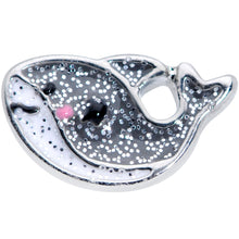 Load image into Gallery viewer, 16G 1/4 Sweet Smiling Whale Cartilage Tragus Earring
