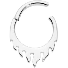 将图片加载到图库查看器，16G 5/16 Flames of Style Fire Hinged Segment Ring
