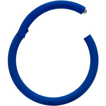 Load image into Gallery viewer, 18G 3/8 Blue Matte Cartilage Hinged Segment Ring
