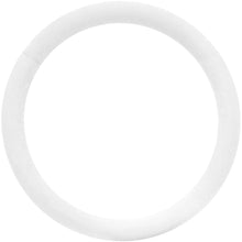 Load image into Gallery viewer, 18G 3/8 White Matte Cartilage Hinged Segment Ring
