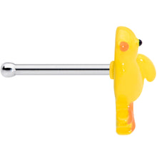 将图片加载到图库查看器，20G 1/4 Yellow Easter Chick Nose Bone
