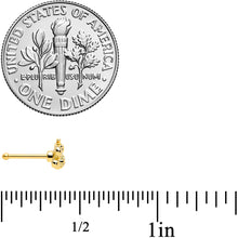 Load image into Gallery viewer, 20G 1/4 Gold Tone Simply Stylish Bee Nose Bone
