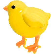 Load image into Gallery viewer, 16G 1/4 Gold Tone Yellow Easter Chick Cartilage Tragus Earring
