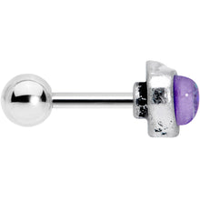 Load image into Gallery viewer, 16G 1/4 Blue Faux Opal Elegant Elephant Cartilage Tragus Earring
