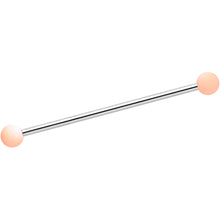 Load image into Gallery viewer, 14G Blue Black Ombre Soft Finish Industrial Barbell 38mm Set of 4
