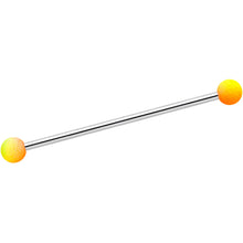 Load image into Gallery viewer, 14G Pink Brown Ombre Soft Finish Industrial Barbell 38mm Set of 4
