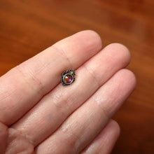 Load image into Gallery viewer, 16G 1/4 Orange Green Tourmaline Fire Labret Monroe Tragus
