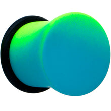 Load image into Gallery viewer, Green Blue Ombre Matte Acrylic Single Flare Plug Set
