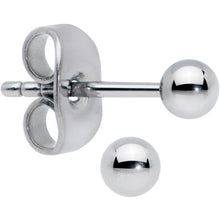 Load image into Gallery viewer, 20G 3mm Ball End Grade 23 Titanium Post Stud Earrings
