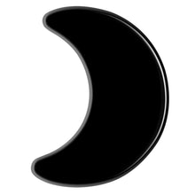将图片加载到图库查看器，Implant Grade 23 Titanium Black Moon Threadless Push In Top
