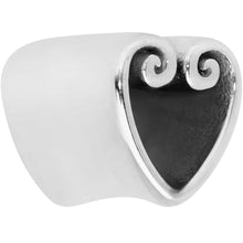 Load image into Gallery viewer, Curled Heart Valentines Day Tunnel Plug Set
