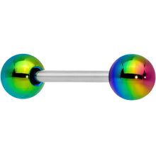 将图片加载到图库查看器，Aurora Iridescent Finish Barbell Tongue Ring
