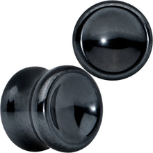 将图片加载到图库查看器，Black Hematite Concave Saddle Plug Set
