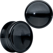 将图片加载到图库查看器，Black Hematite Concave Saddle Plug Set
