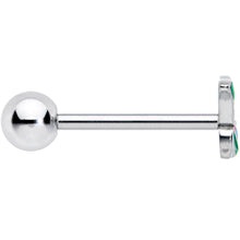 将图片加载到图库查看器，Brilliant Butterfly Barbell Tongue Ring
