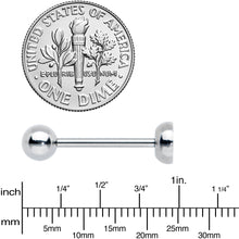 将图片加载到图库查看器，Cute Little Clock Barbell Tongue Ring
