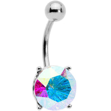 将图片加载到图库查看器，Clear Gem Simply Elegant Style Belly Ring
