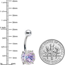 将图片加载到图库查看器，Pink Gem Simply Elegant Style Belly Ring
