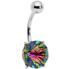 将图片加载到图库查看器，Vitrail Gem Simply Elegant Style Belly Ring
