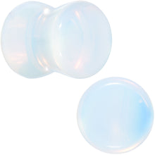 将图片加载到图库查看器，White Opalite Double Flare Plug Set
