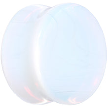 将图片加载到图库查看器，White Opalite Double Flare Plug Set

