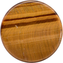 将图片加载到图库查看器，Natural Brown Tiger Eye Stone Double Flare Plug Set

