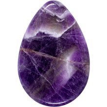 Load image into Gallery viewer, Purple Amethyst Stone Drop Saddle Plug Set
