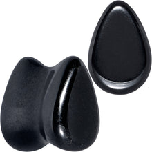 将图片加载到图库查看器，Black Hematite Stone Drop Saddle Plug Set
