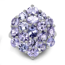Load image into Gallery viewer, 5.28 Carat Genuine Tanzanite .925 Sterling Silver Ring
