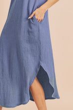 Load image into Gallery viewer, New Round Neck Midi Tank Dress with Pockets for Women – Casual, Comfortable &amp; Functional for Everyday Wear
