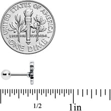 Load image into Gallery viewer, 16G 1/4 Regal Medieval Dragon Cartilage Tragus Earring

