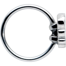 Load image into Gallery viewer, 20G 5/16 Pride Rainbow Stripes Butterfly Nose Hoop
